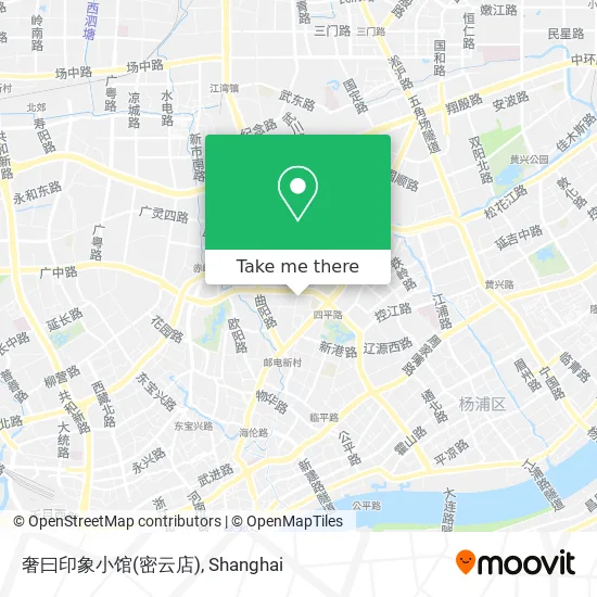 奢曰印象小馆(密云店) map