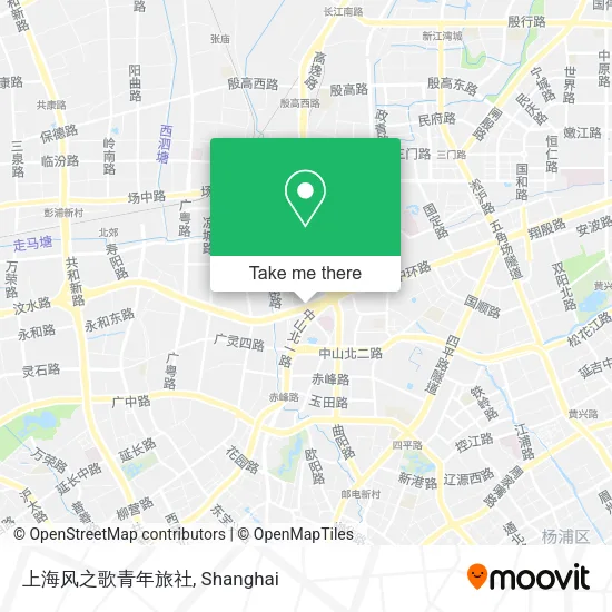 上海风之歌青年旅社 map