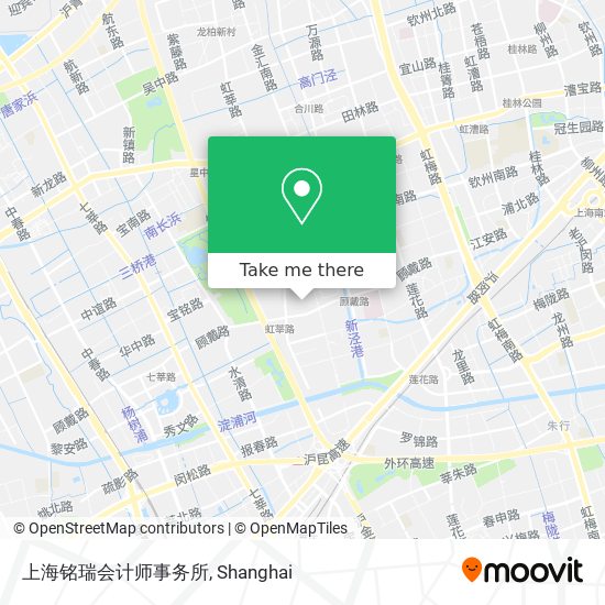 上海铭瑞会计师事务所 map