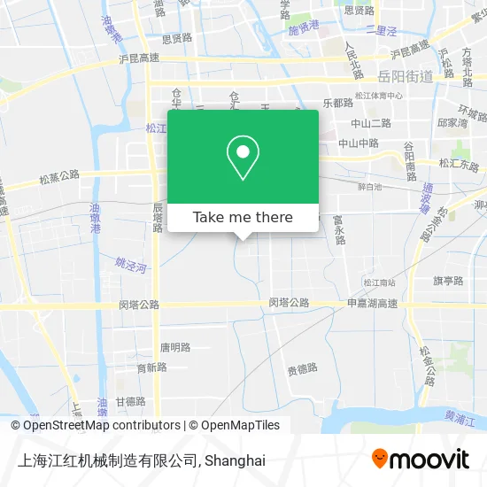 上海江红机械制造有限公司 map