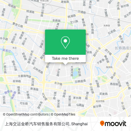 上海交运金桥汽车销售服务有限公司 map