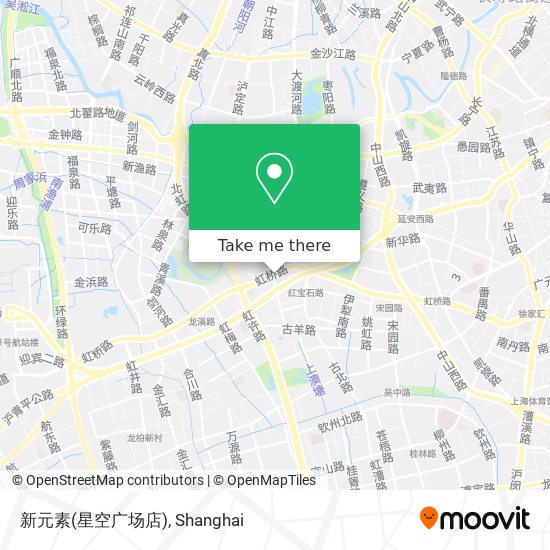 新元素(星空广场店) map