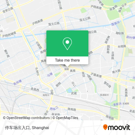 停车场出入口 map