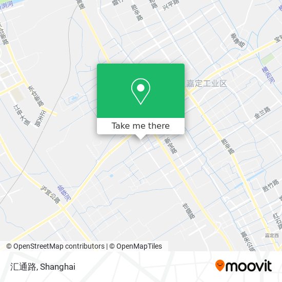 汇通路 map