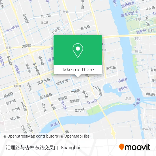 汇通路与杏林东路交叉口 map