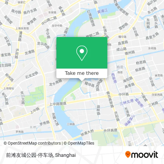 前滩友城公园-停车场 map