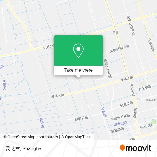 灵芝村 map