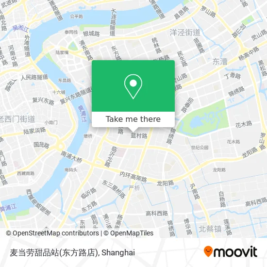 麦当劳甜品站(东方路店) map