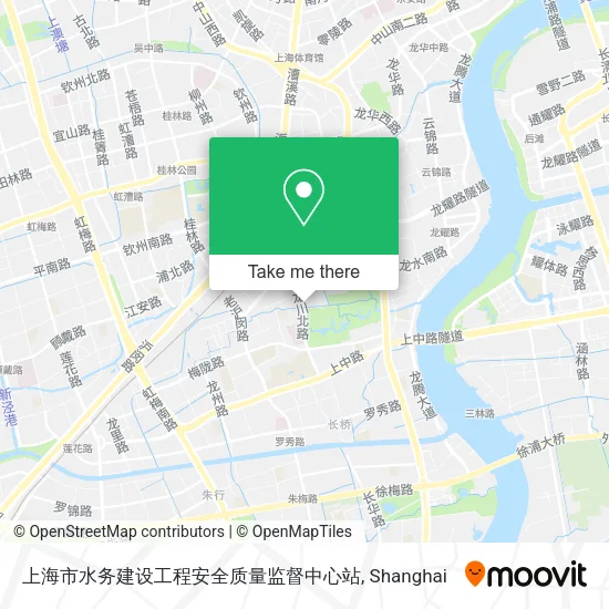 上海市水务建设工程安全质量监督中心站 map