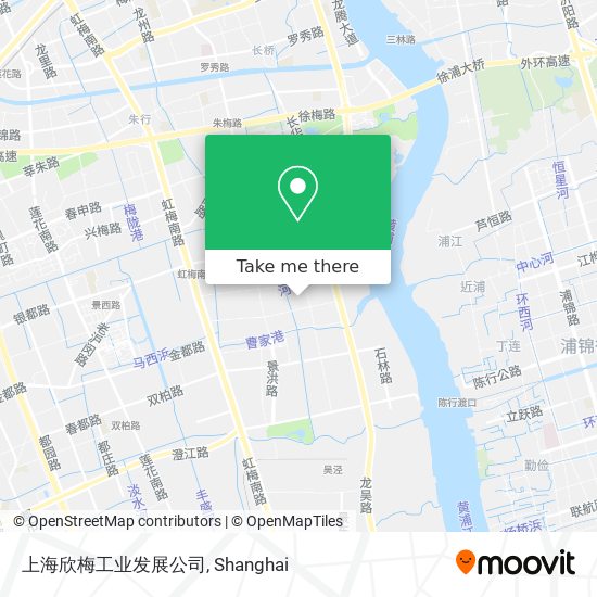 上海欣梅工业发展公司 map