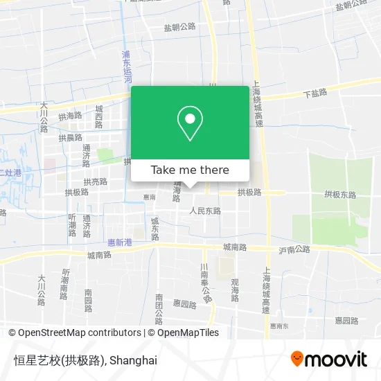 恒星艺校(拱极路) map