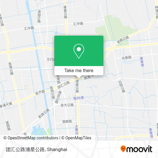 团汇公路浦星公路 map