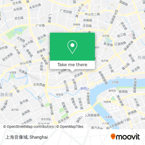 上海音像城 map