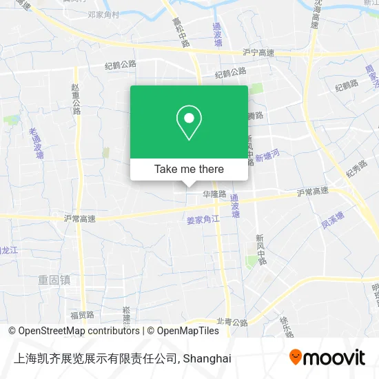 上海凯齐展览展示有限责任公司 map