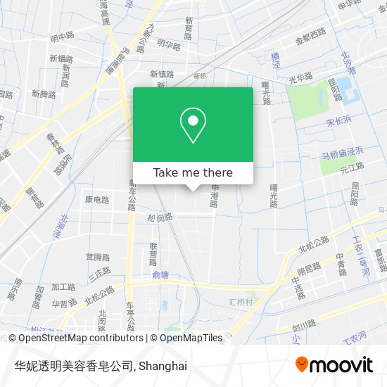 华妮透明美容香皂公司 map