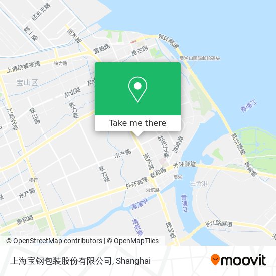 上海宝钢包装股份有限公司 map