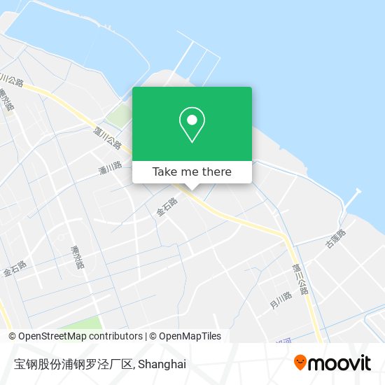 宝钢股份浦钢罗泾厂区 map