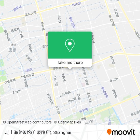 老上海菜饭馆(广厦路店) map