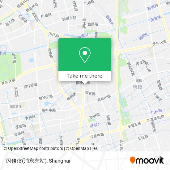 闪修侠(浦东东站) map