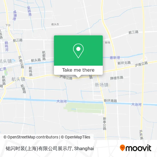 铭闪时装(上海)有限公司展示厅 map