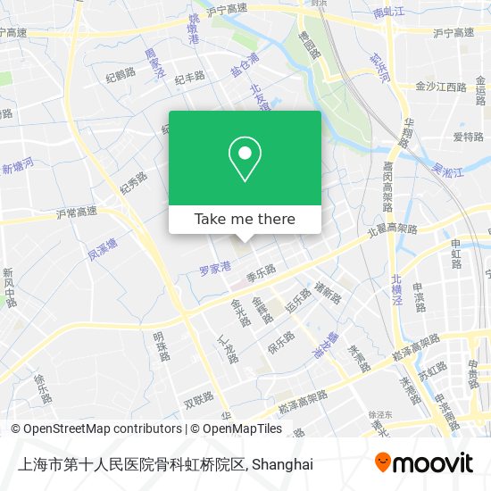 上海市第十人民医院骨科虹桥院区 map