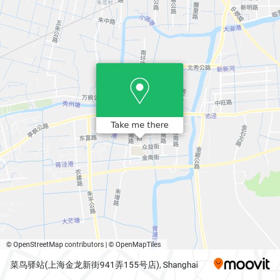 菜鸟驿站(上海金龙新街941弄155号店) map