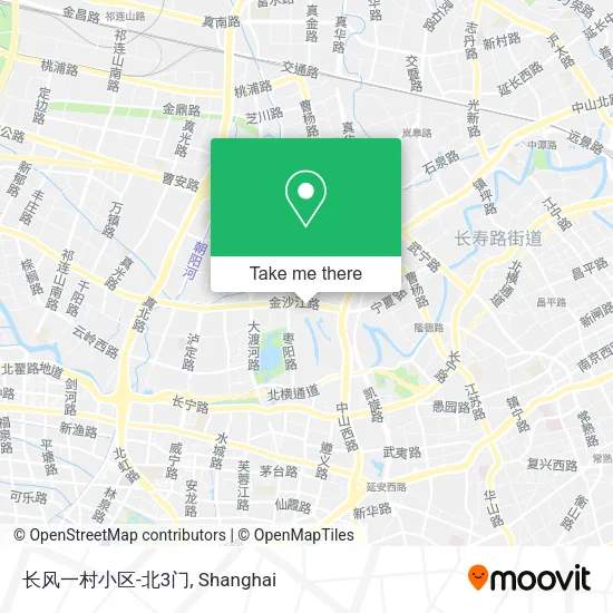 长风一村小区-北3门 map