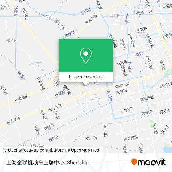上海金联机动车上牌中心 map