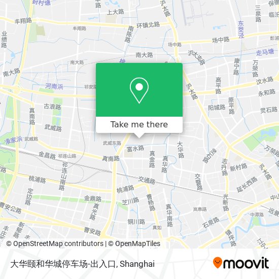 大华颐和华城停车场-出入口 map