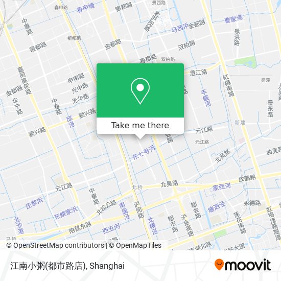 江南小粥(都市路店) map