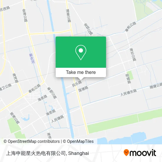 上海申能星火热电有限公司 map