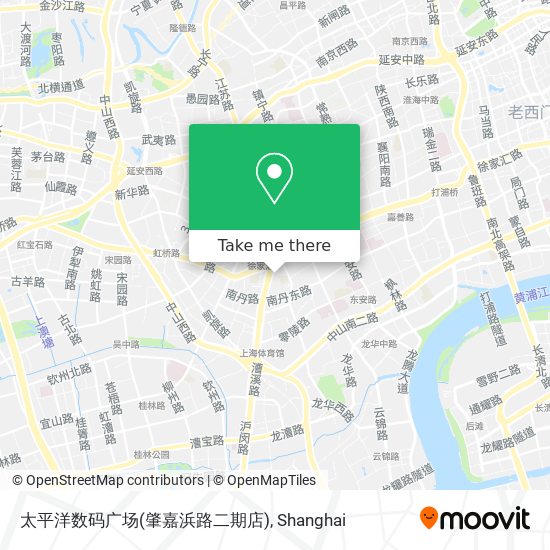 太平洋数码广场(肇嘉浜路二期店) map