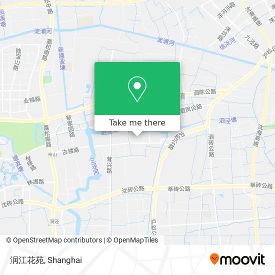 润江花苑 map