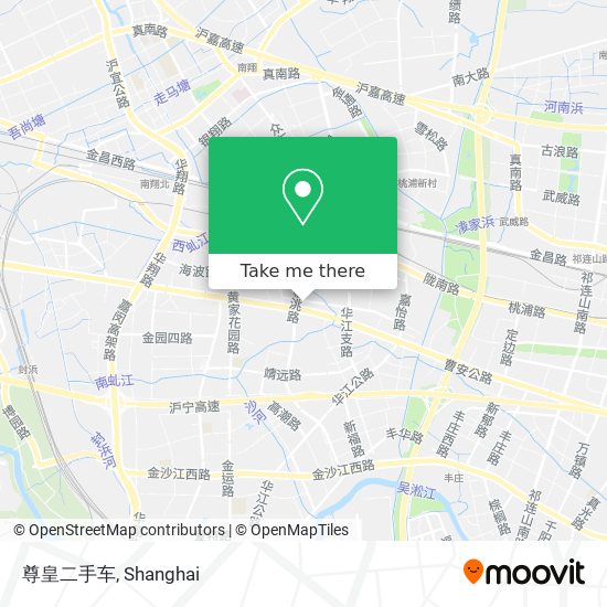 尊皇二手车 map