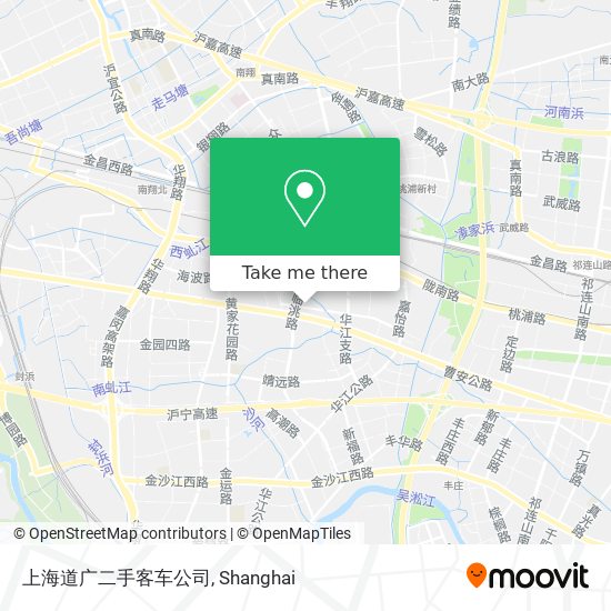 上海道广二手客车公司 map