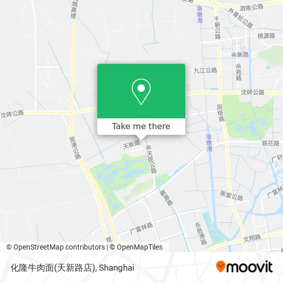 化隆牛肉面(天新路店) map