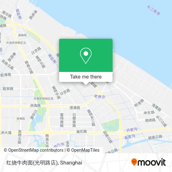 红烧牛肉面(光明路店) map