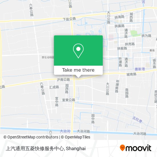 上汽通用五菱快修服务中心 map