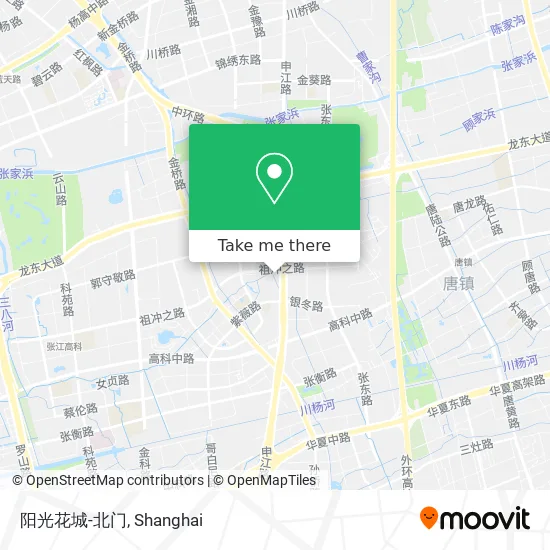 阳光花城-北门 map