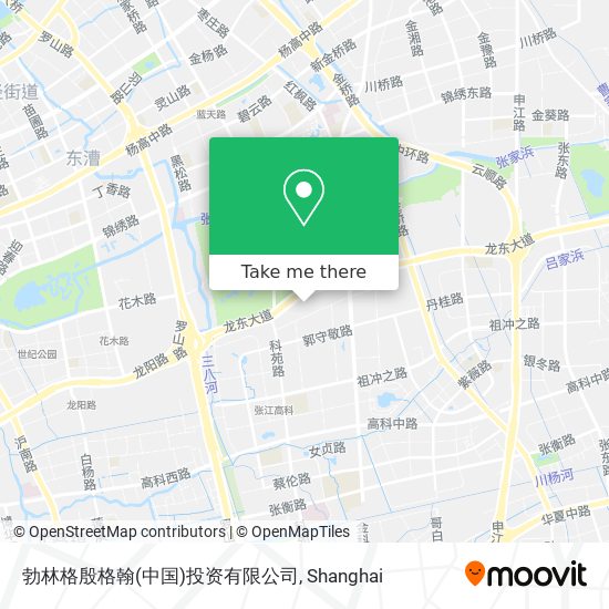勃林格殷格翰(中国)投资有限公司 map