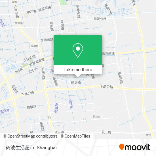鹤波生活超市 map