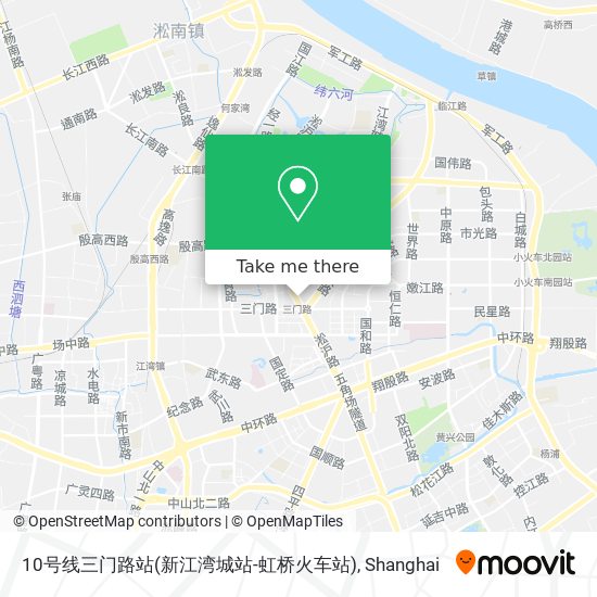 10号线三门路站(新江湾城站-虹桥火车站) map