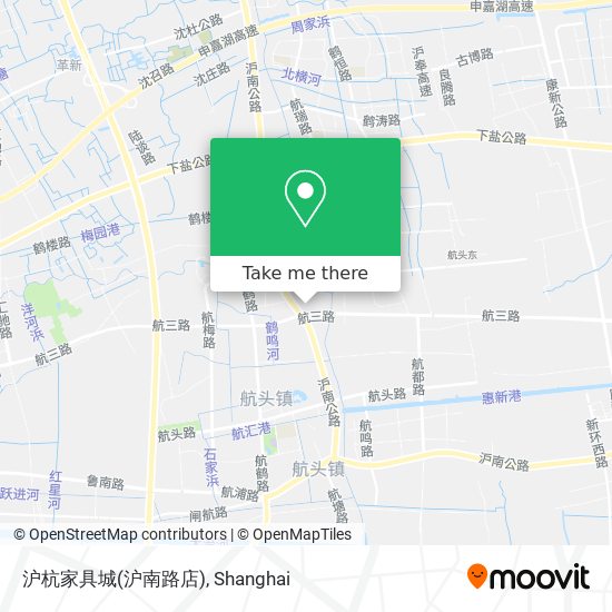 沪杭家具城(沪南路店) map