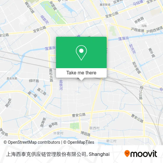上海西泰克供应链管理股份有限公司 map