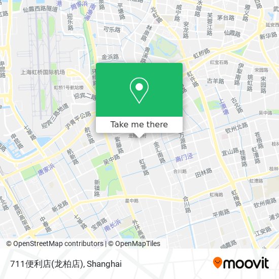 711便利店(龙柏店) map