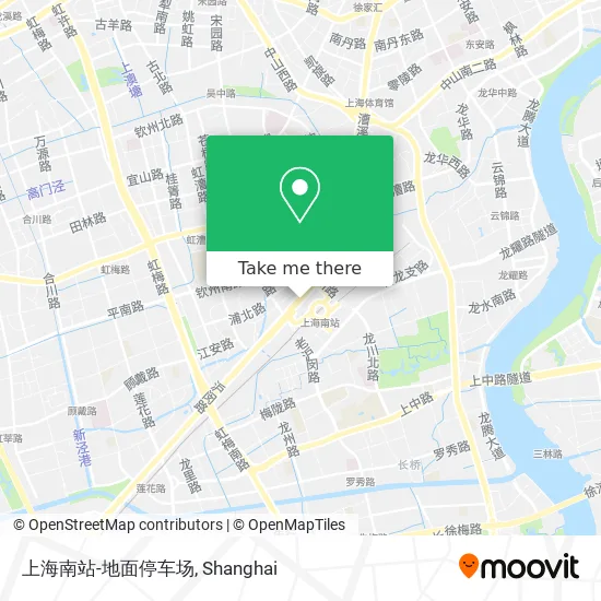 上海南站-地面停车场 map