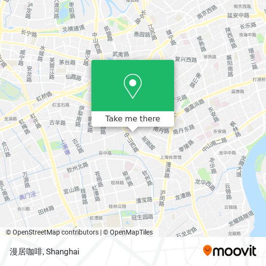 漫居咖啡 map