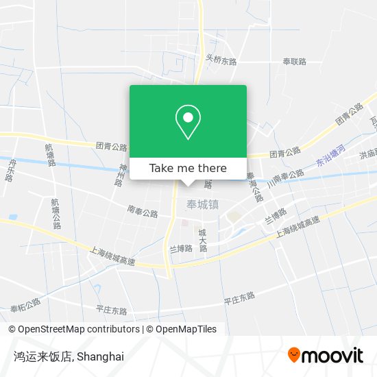 鸿运来饭店 map