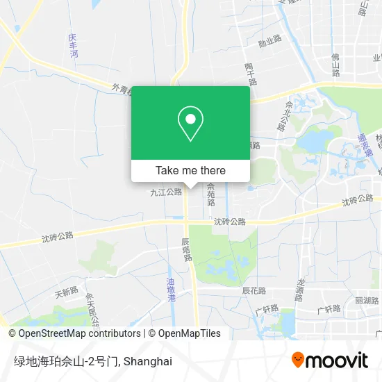 绿地海珀佘山-2号门 map