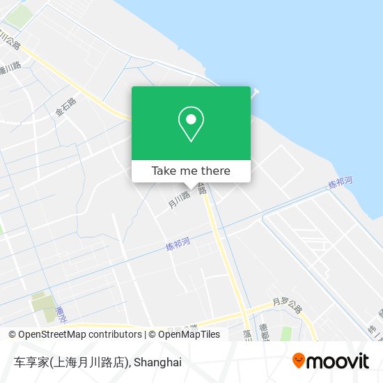 车享家(上海月川路店) map